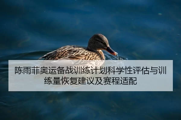 陈雨菲奥运备战训练计划科学性评估与训练量恢复建议及赛程适配